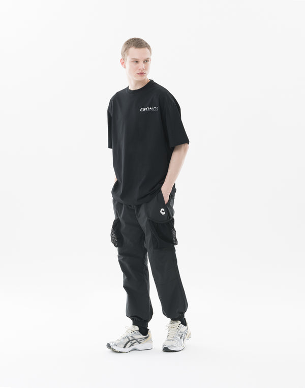 CRONOS Athleisure Cargo Pants【BLACK】