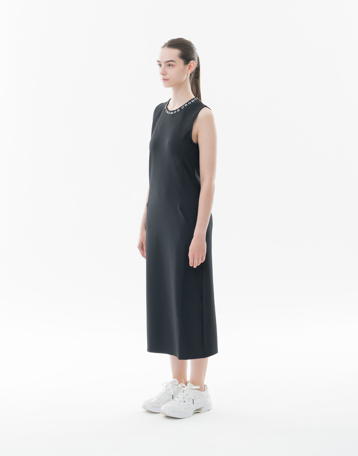 CRONOS WOMEN Grace Stretch Dress【BLACK】 – クロノス CRONOS