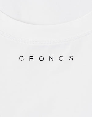 CRONOS 女運動短T卹【白色】