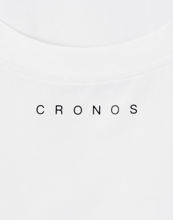CRONOS 女運動短T卹【白色】