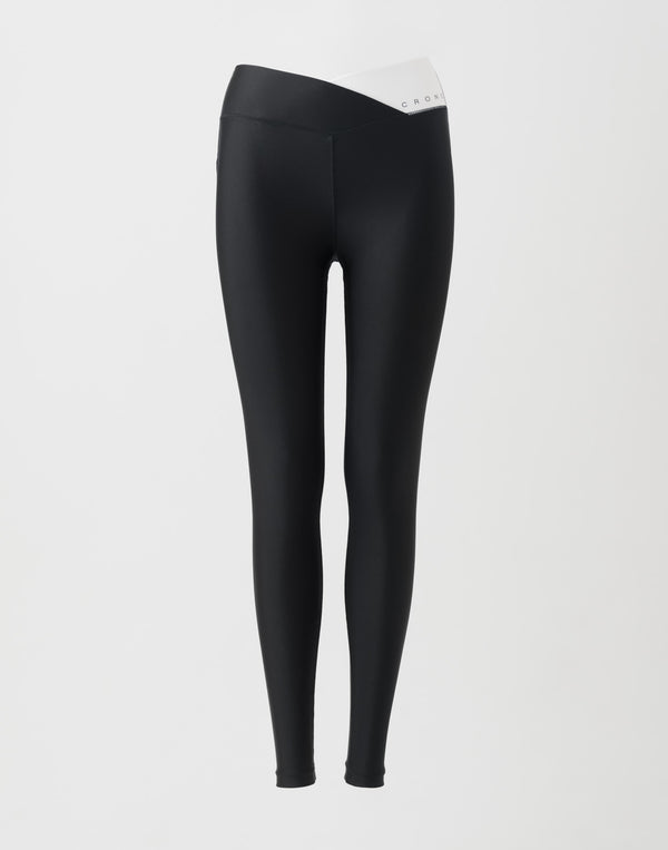 CRONOS WOMEN Motion Cross Leggings【BLACK】