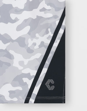CRONOS TACTICAL CAMO over size SLEEVELESS TEE【WHITECAMO】