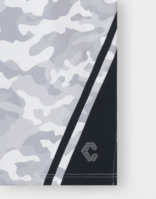 CRONOS TACTICAL CAMO over size SLEEVELESS TEE【WHITECAMO】
