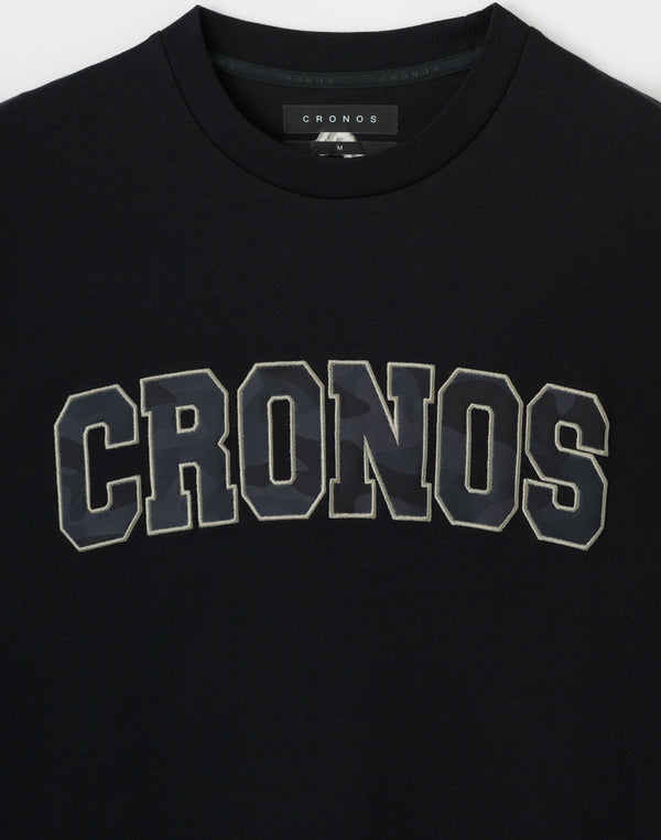 CRONOS  AIR DRY over size L/S TEE【BLACK】