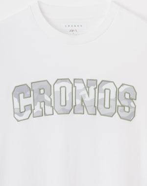 CRONOS  AIR DRY over size L/S TEE【WHITE】