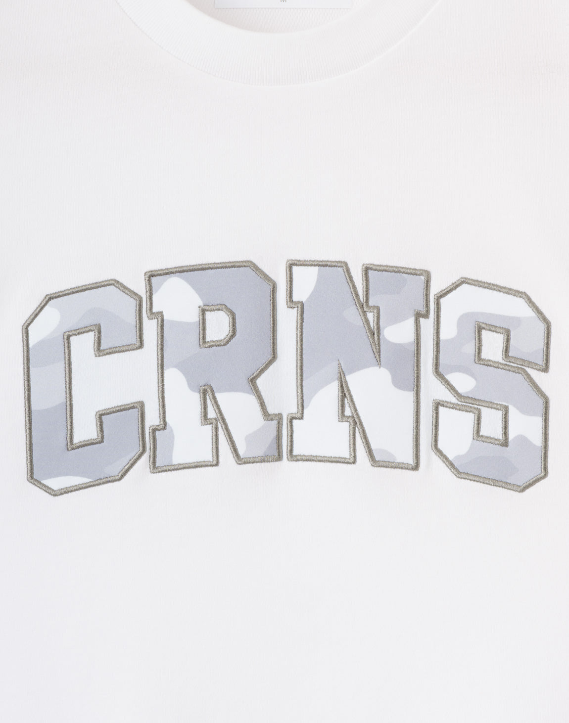 CRONOS 上のみグレー/ホワイト CRONOS AIR DRY over size SLEEVELESS TEE【WHITE】