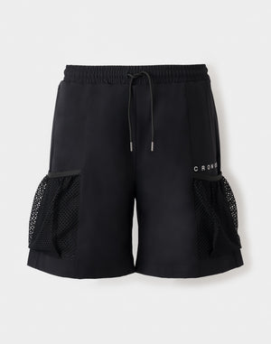 CRONOS Active Stretch Cargo Shorts [BLACK]