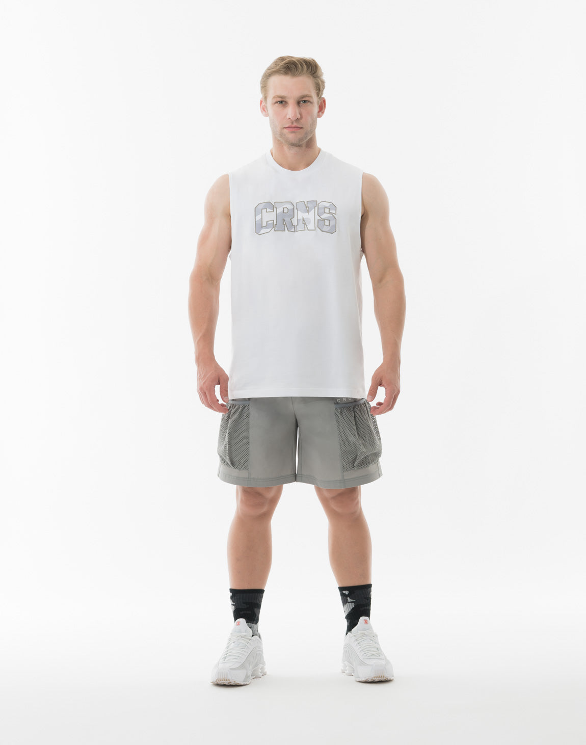 CRONOS Active Stretch Cargo shorts [GRAY]