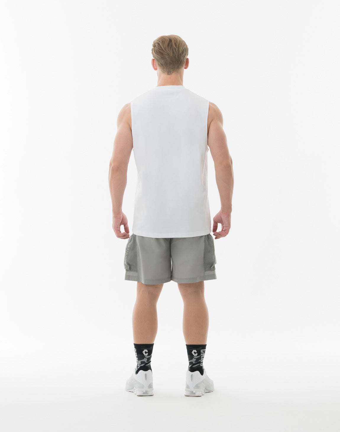 CRONOS Active Stretch Cargo shorts【GRAY】
