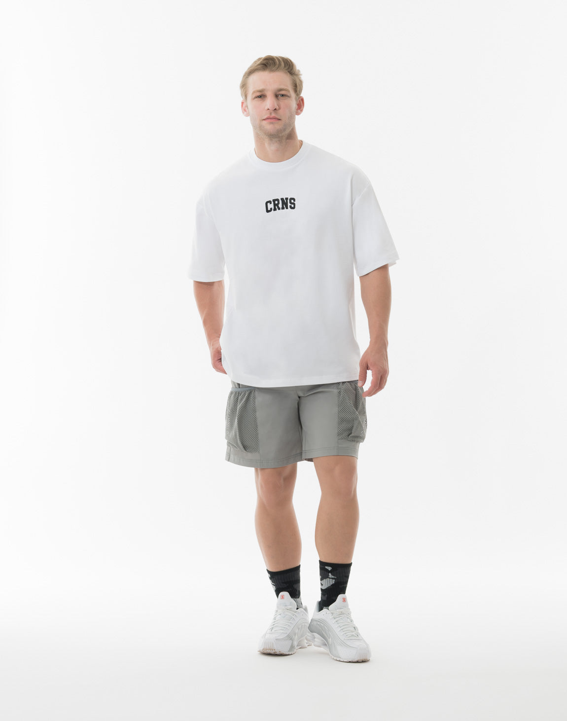 CRONOS Active Stretch Cargo shorts【GRAY】