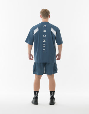 CRONOS Active Stretch Cargo shorts【BLUEGRAY】