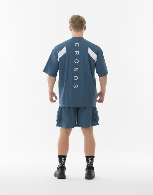 CRONOS Active Stretch Cargo shorts【BLUEGRAY】