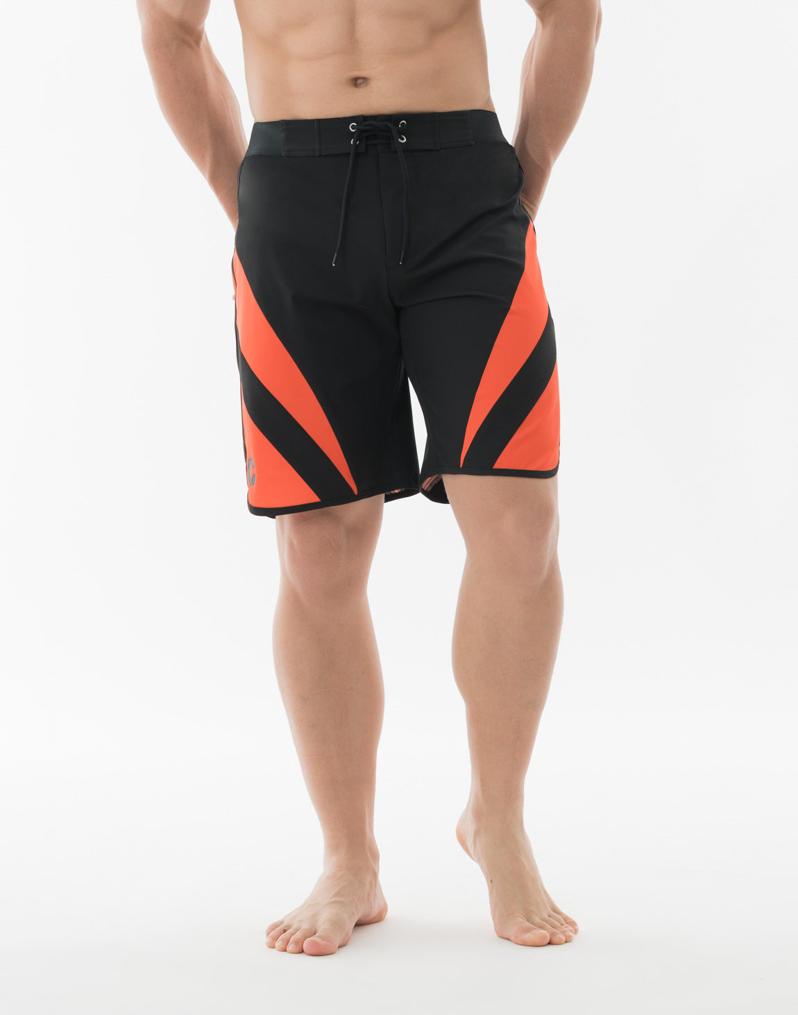 CRONOS Edge Side Competition Shorts【BLACK×ORANGE
