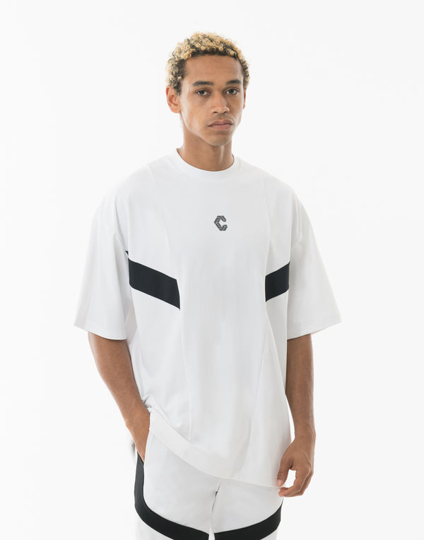 CRONOS AIR STRUCTURE 超大尺寸短袖 T 卹 [白色]