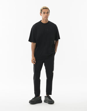 CRONOS PATCH LOGO TECH　over size S/S TEE【BLACK】