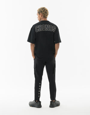 CRONOS Active Stretch Cargo Pants【BLACK】