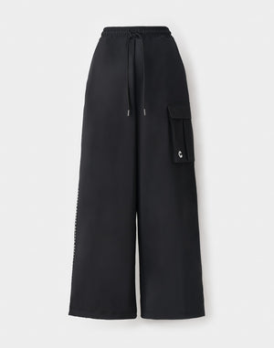 CRONOS WOMEN Dual Style Cargo Pants【BLACK】