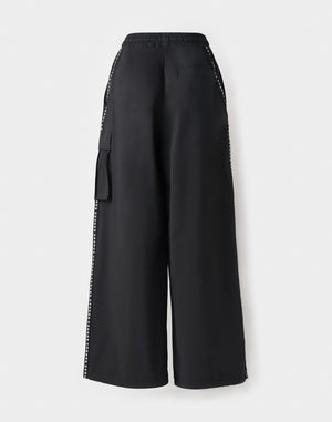 CRONOS WOMEN Dual Style Cargo Pants【BLACK】