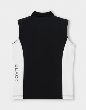 CRONOS BLACK WOMAN AirFlow Shield halfZIP 無袖上衣 [黑色]
