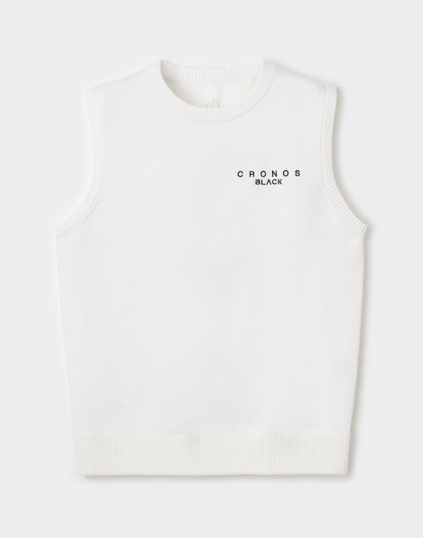 CRONOS BLACK WOMAN EcoWeave Vest [WHITE]