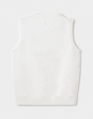 CRONOS BLACK WOMAN EcoWeave Vest [WHITE]