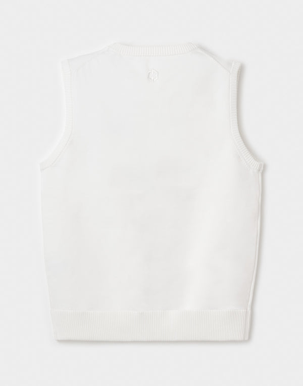 CRONOS BLACK WOMAN EcoWeave Vest [WHITE]