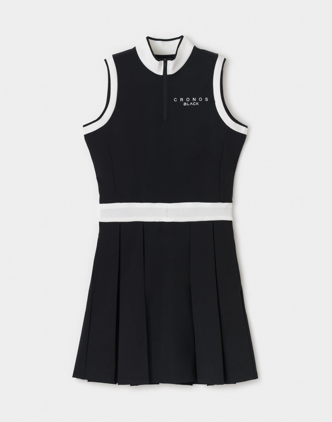 CRONOS BLACK SIDE LINE MESH DRESS [BLACK] – クロノス CRONOS