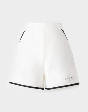 CRONOS BLACK WOMEN AirFlow Shield  shorts【WHITE】