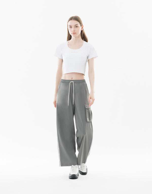 CRONOS WOMEN Dual Style Cargo Pants【GRAY】