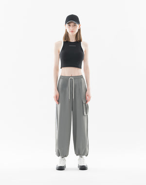 CRONOS WOMEN Dual Style Cargo Pants【GRAY】