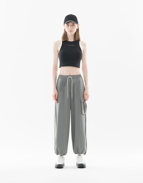 CRONOS WOMEN Dual Style Cargo Pants【GRAY】