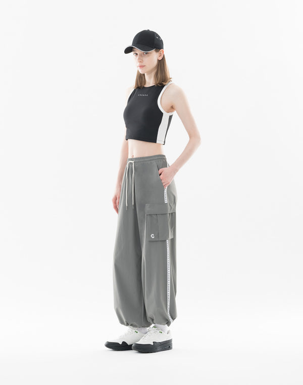 CRONOS WOMEN Dual Style Cargo Pants【GRAY】