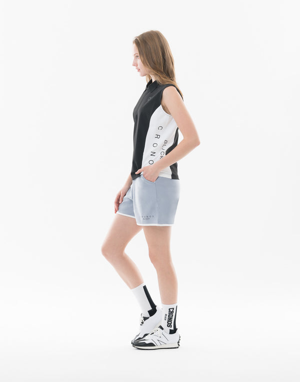 CRONOS BLACK WOMAN AirFlow Shield halfZIP 無袖上衣 [黑色]