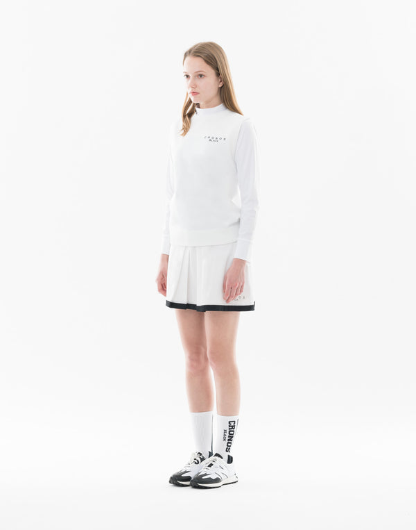 CRONOS BLACK WOMAN EcoWeave Vest [WHITE]