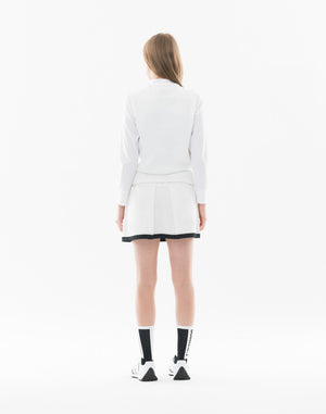 CRONOS BLACK WOMAN EcoWeave Vest [WHITE]