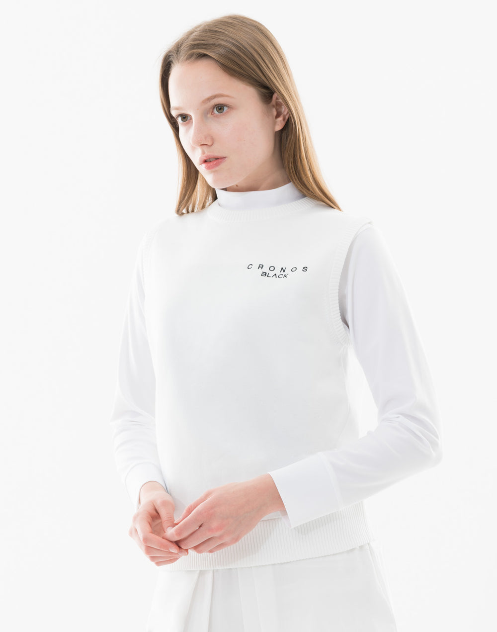 CRONOS BLACK WOMAN EcoWeave 背心 [白色]