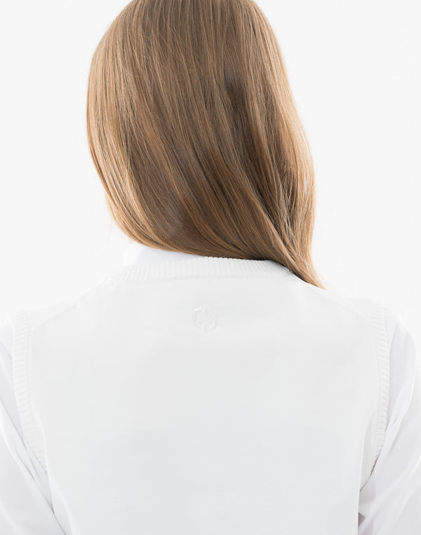 CRONOS BLACK WOMAN EcoWeave Vest [WHITE]