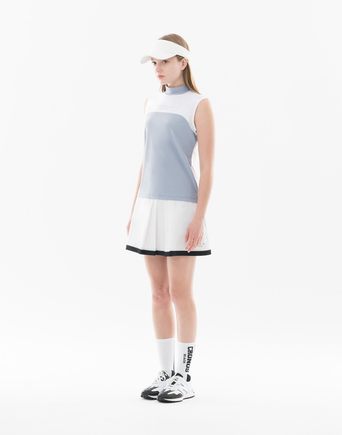 CRONOS BLACK WOMAN AirFlow Shield Sleeve less 【GRAY】