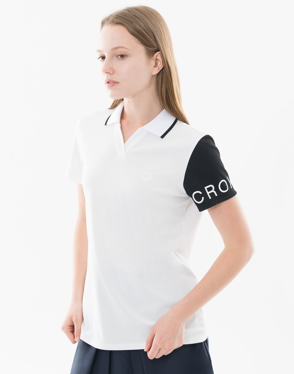 CRONOS BLACK WOMAN AirLoop Polo 衫 [白色]
