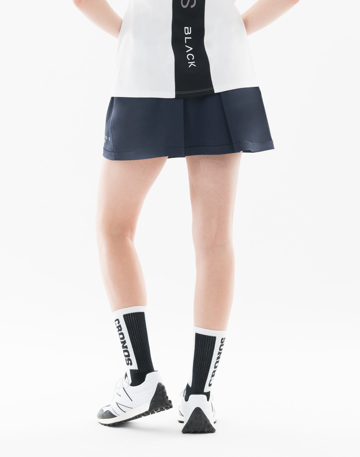 CRONOS BLACK WOMAN FlexiFit Skort【NAVY】