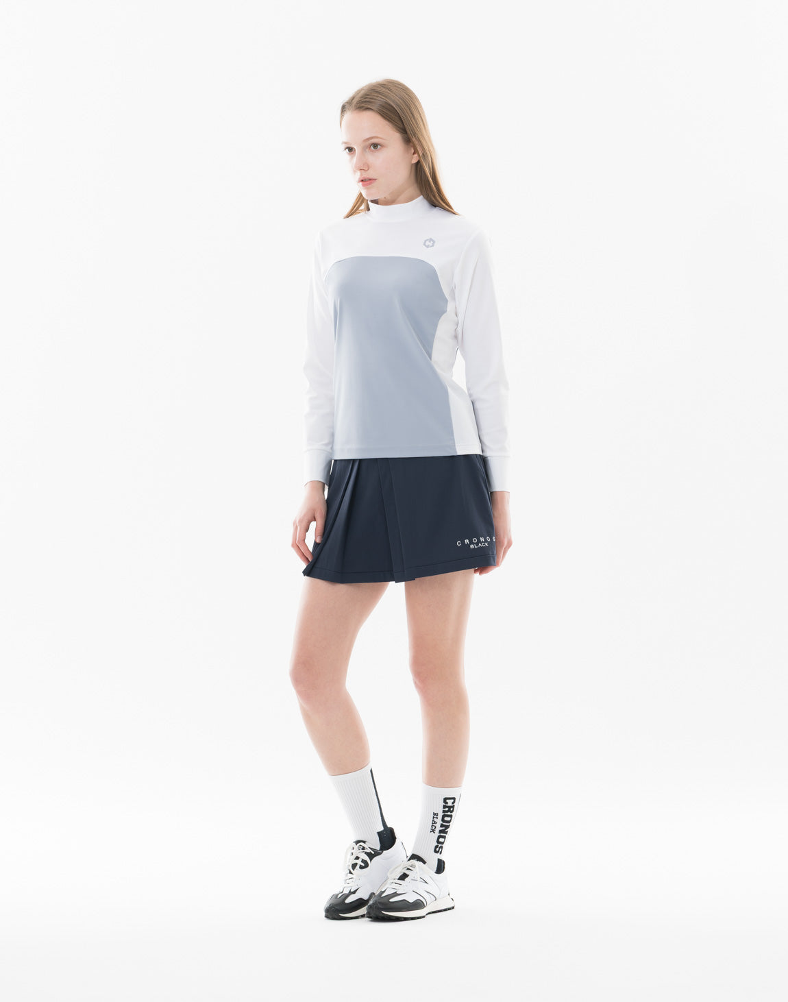 CRONOS BLACK WOMAN FlexiFit Skort【NAVY】