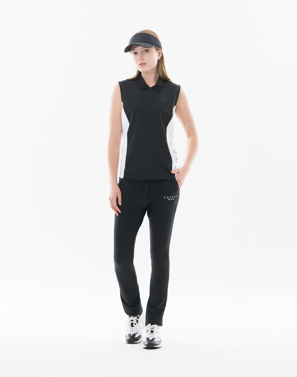 CRONOS BLACK WOMAN AirFlow Shield halfZIP 無袖上衣 [黑色]