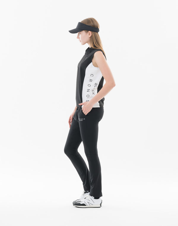 CRONOS BLACK WOMAN AirFlow Shield halfZIP 無袖上衣 [黑色]