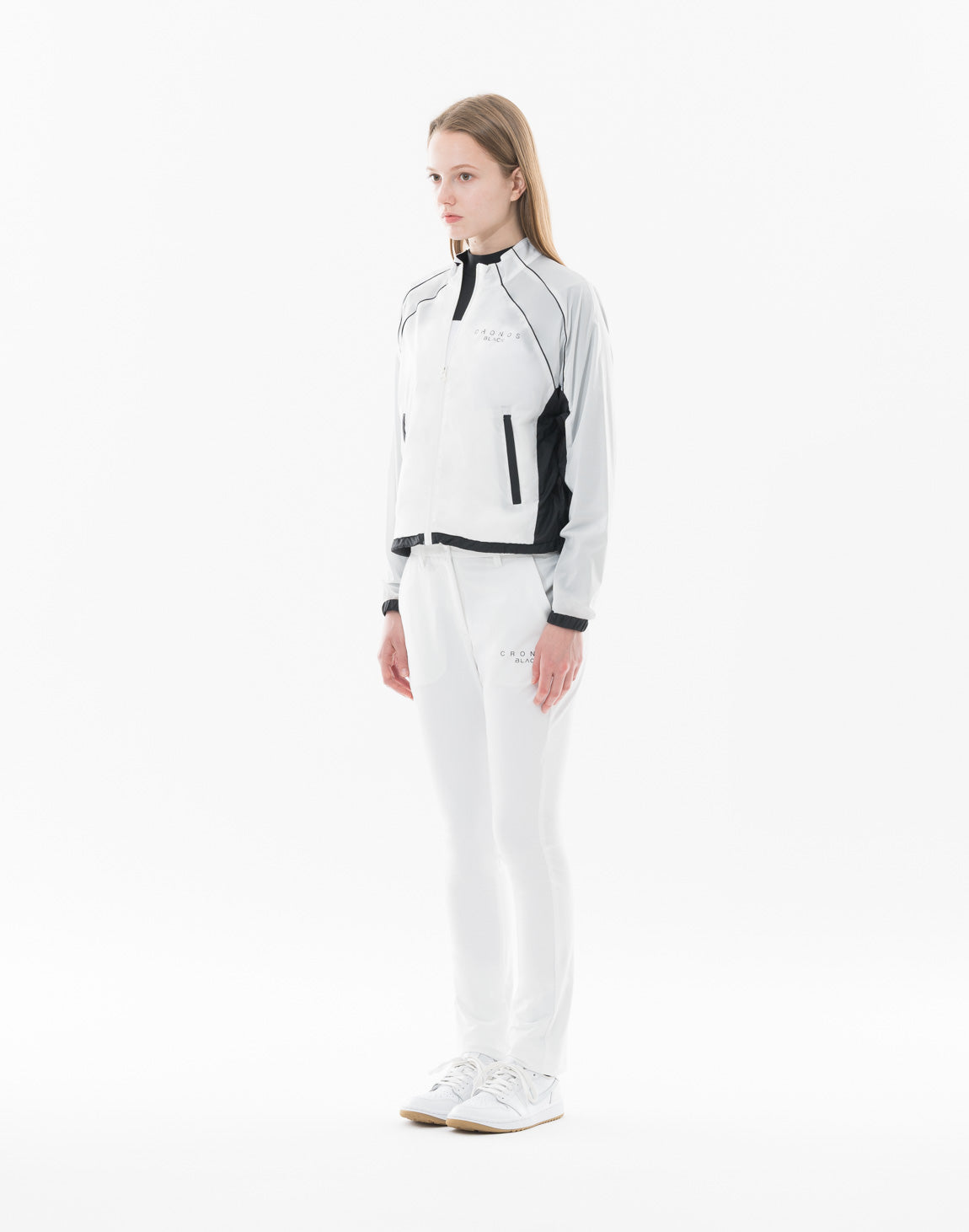 CRONOS BLACK WOMEN AirRidge stand jacket【WHITE】