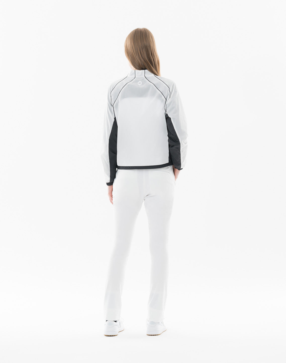 CRONOS クロノス ジャケット グレー×ホワイト CRONOS クロノス ジャケット グレー×ホワイト CRONOS ZIP STAND