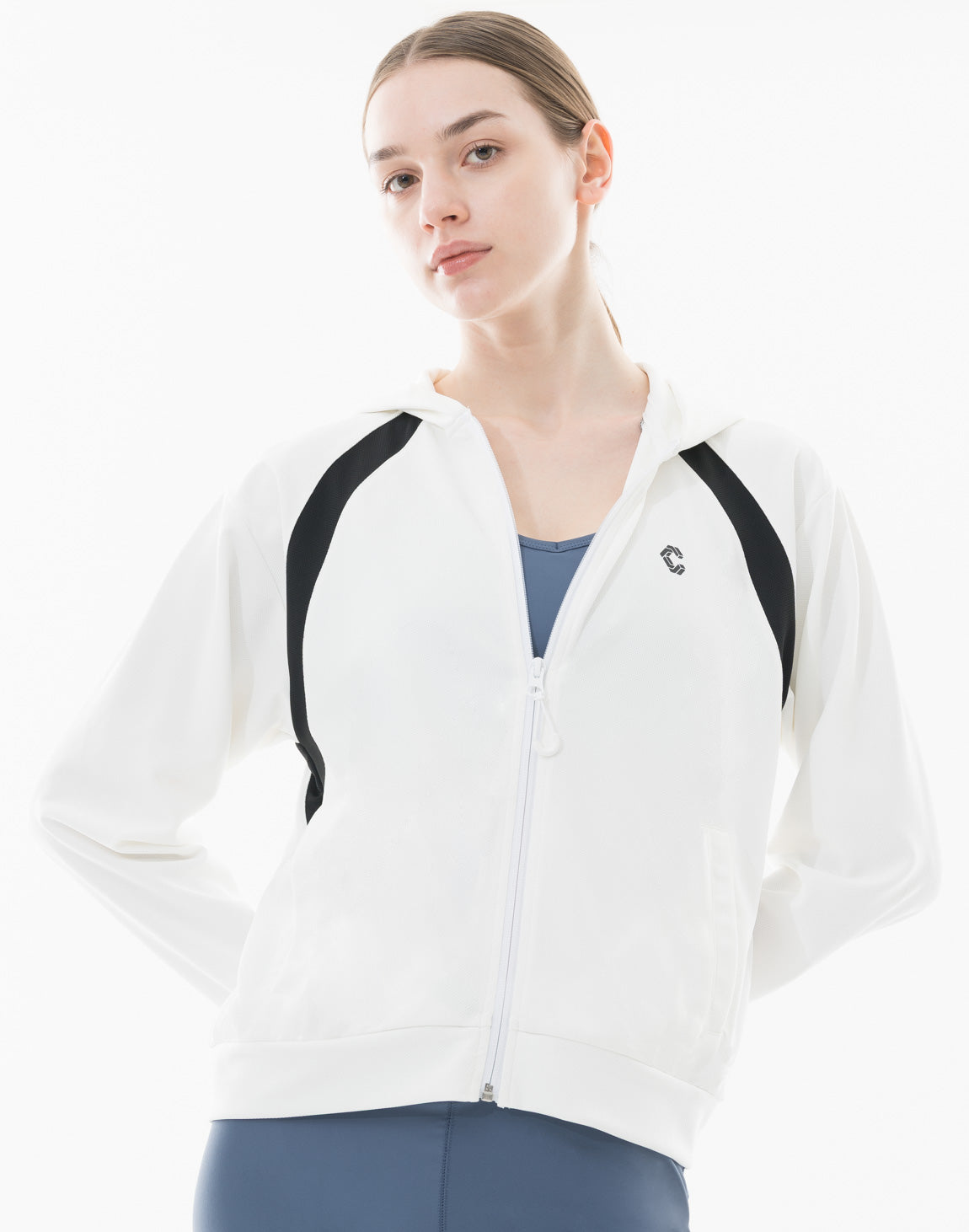 CRONOS WOMEN UV Shield Light Hoodie [WHITE] – クロノス
