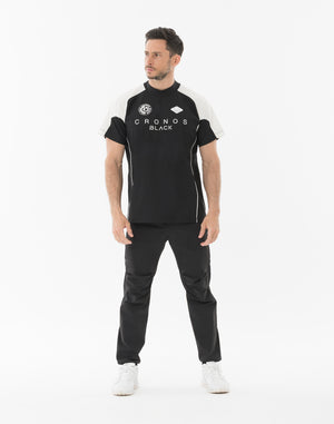 CRONOS BLACK CoolShield 立領衫 [黑色]