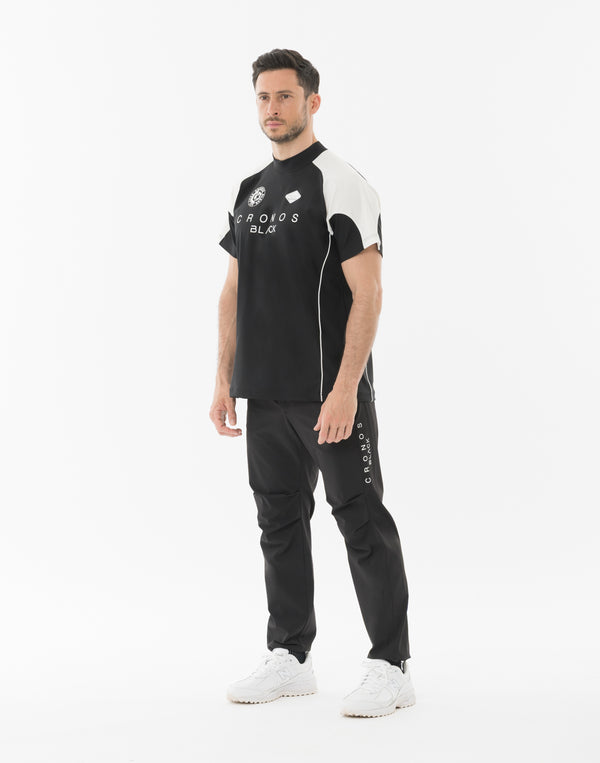 CRONOS BLACK CoolShield 立領衫 [黑色]