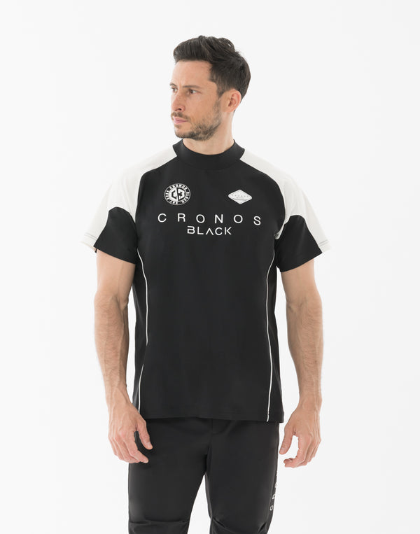 CRONOS BLACK CoolShield 立領衫 [黑色]