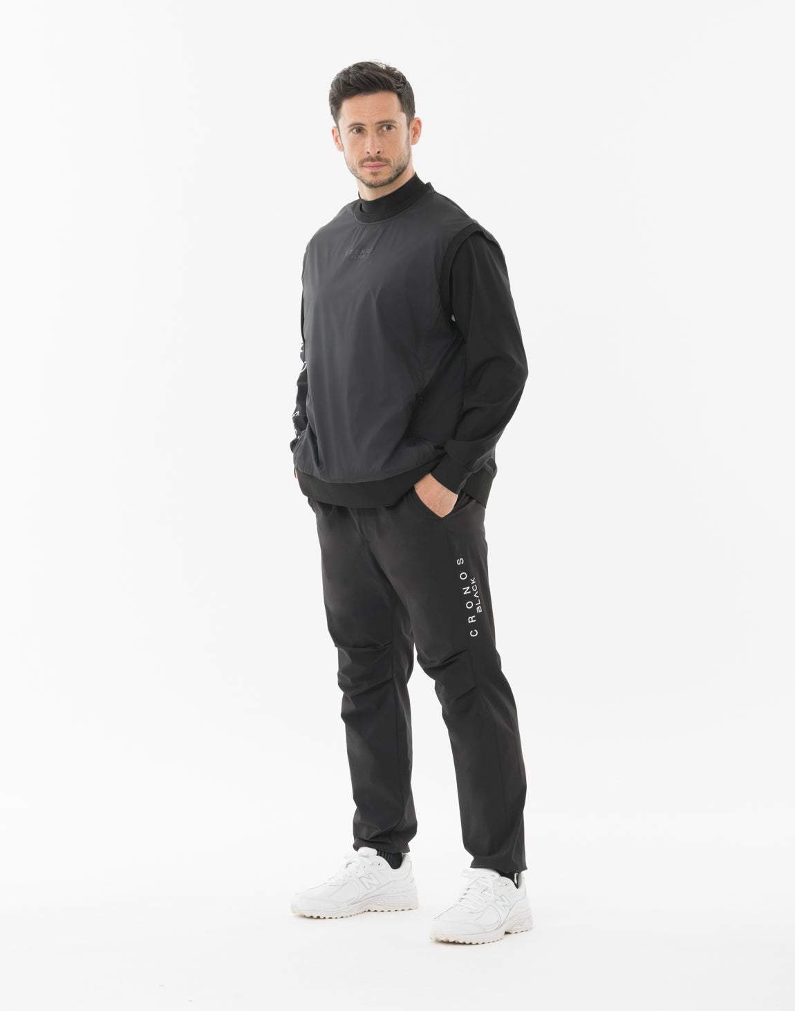 CRONOS DUAL STRIKE LONGPANTS【BLACK】　クロノス CRONOS BLACK Aero Flex Tapered Pants【BLACK】